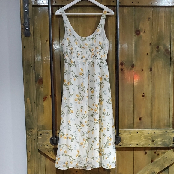 Sincerely Jules Yellow Tan Sleeveless Sundress - Picture 9 of 9